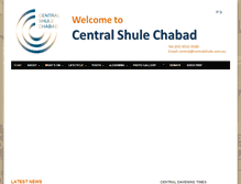 Tablet Screenshot of centralshule.com.au